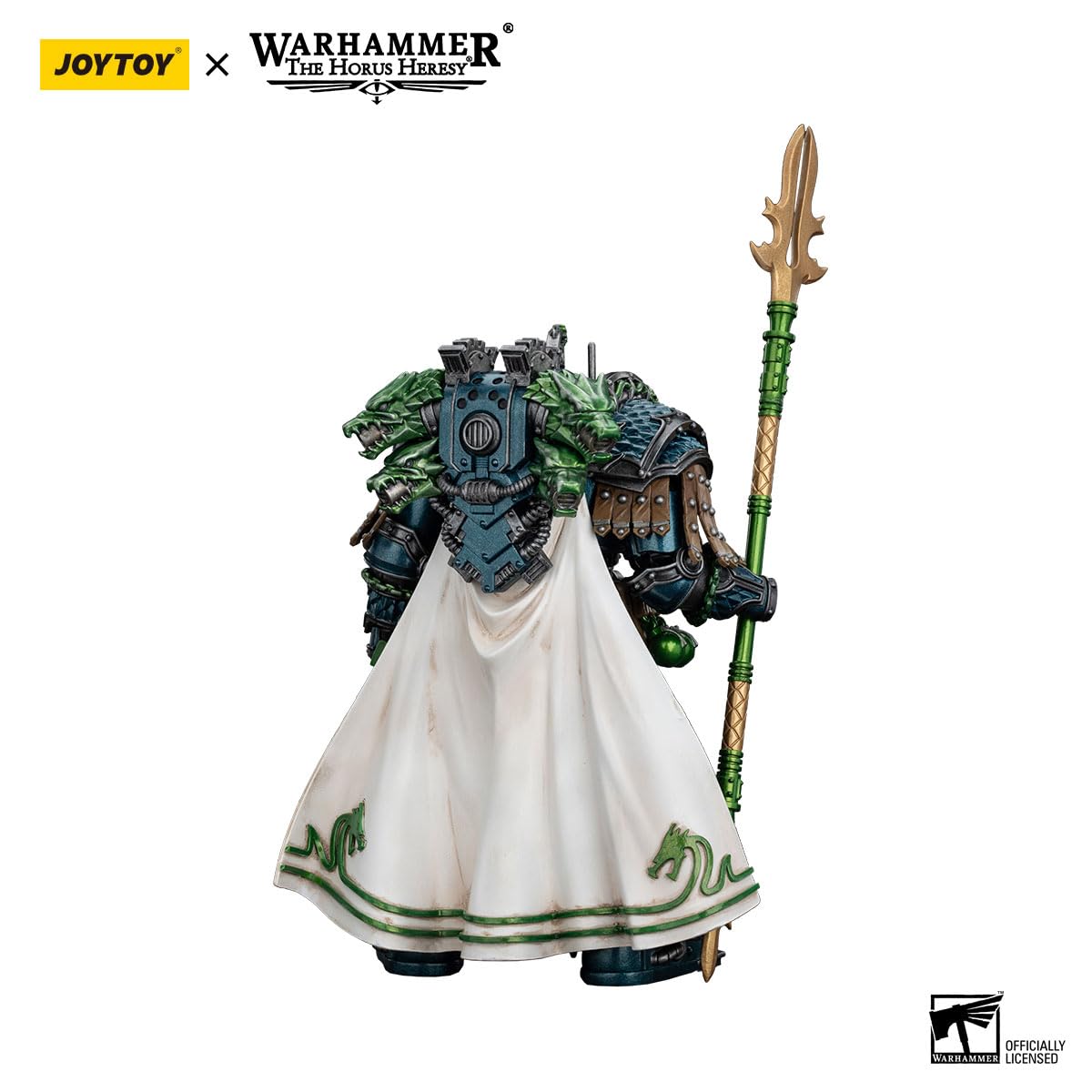 JOYTOY Action Figures Warhammer 40K 7.48inch Alpha Legion Alpharius, Primarch of The XXth Legion 1/18 Movable Model Collectible Figurine Ages 15+