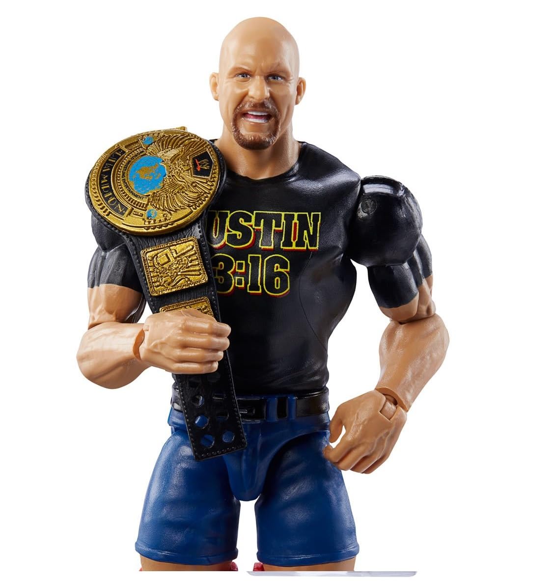 WWE Champions 2024 Wave 2 Stone Cold Steve Austin with Attitude Era Title Action Figure