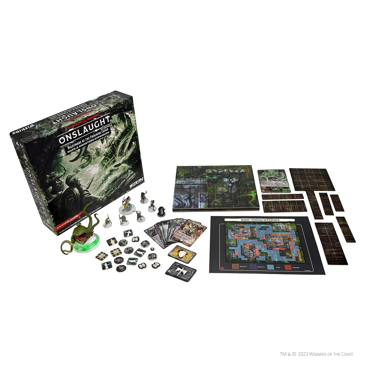 Dungeons & Dragons Onslaught: Nightmare of The Frogmire Coven - Maps & Monsters Expansion