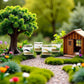 1Pc Fish Tank Toy, 1:12 Scale Miniature Dollhoue Accessories, Resin Dollhouse Fish Tank Accessories for Garden Scene Decor, Dollhouse Accessories