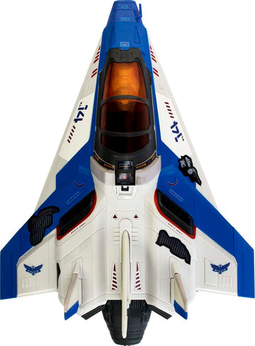 Mattel Disney Pixar Lightyear Toys, Fighter Jet-Style Spaceship, 15 Inches with Projectile Net Feature, Capture and Protect Mission, Collectible Gift