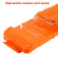 Bullet Clips, OIMIO Soft 12 Bullets Dart Gun Clips Magazine Clip For Nerf Toy Dart Gun 4PCS (transparent orange)