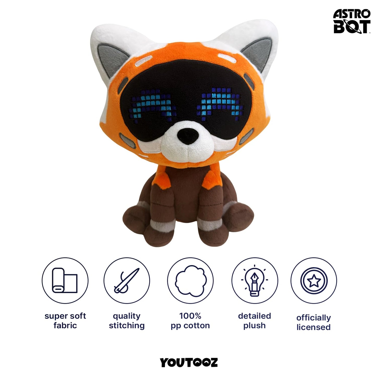 Youtooz Red Panda Bot Plush, 9 Inch