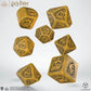 Harry Potter Hufflepuff Modern Dice Yellow