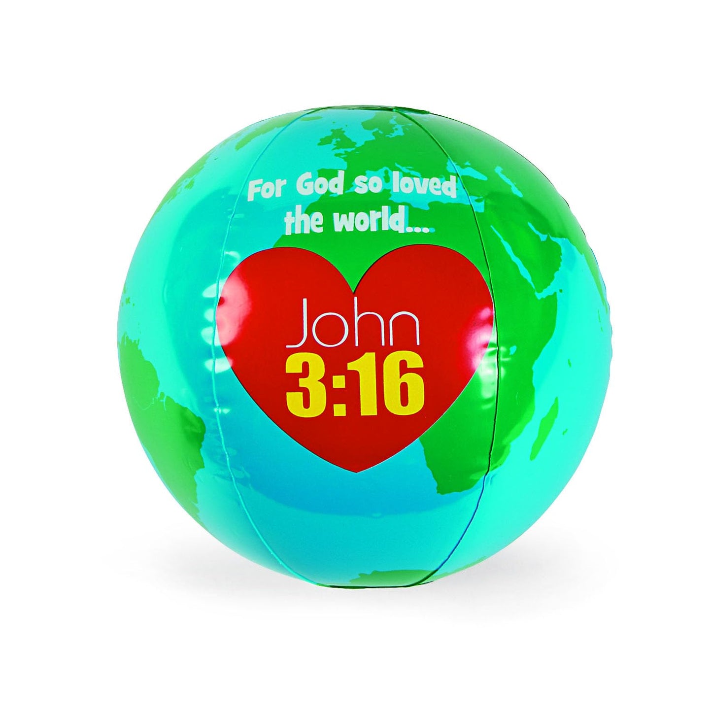 Fun Express Inflatable God Loves The World Globes, 12 Pack, 10 Inch