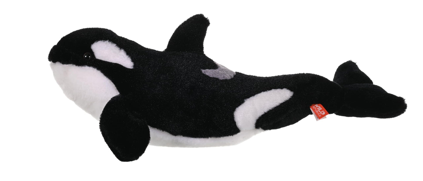 Wild Republic Orca Plush, Stuffed Animal, Plush Toy, Gifts for Kids, Cuddlekins, 20 inches