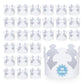 Hygloss Paper Creative Crown, White, Pack of 24