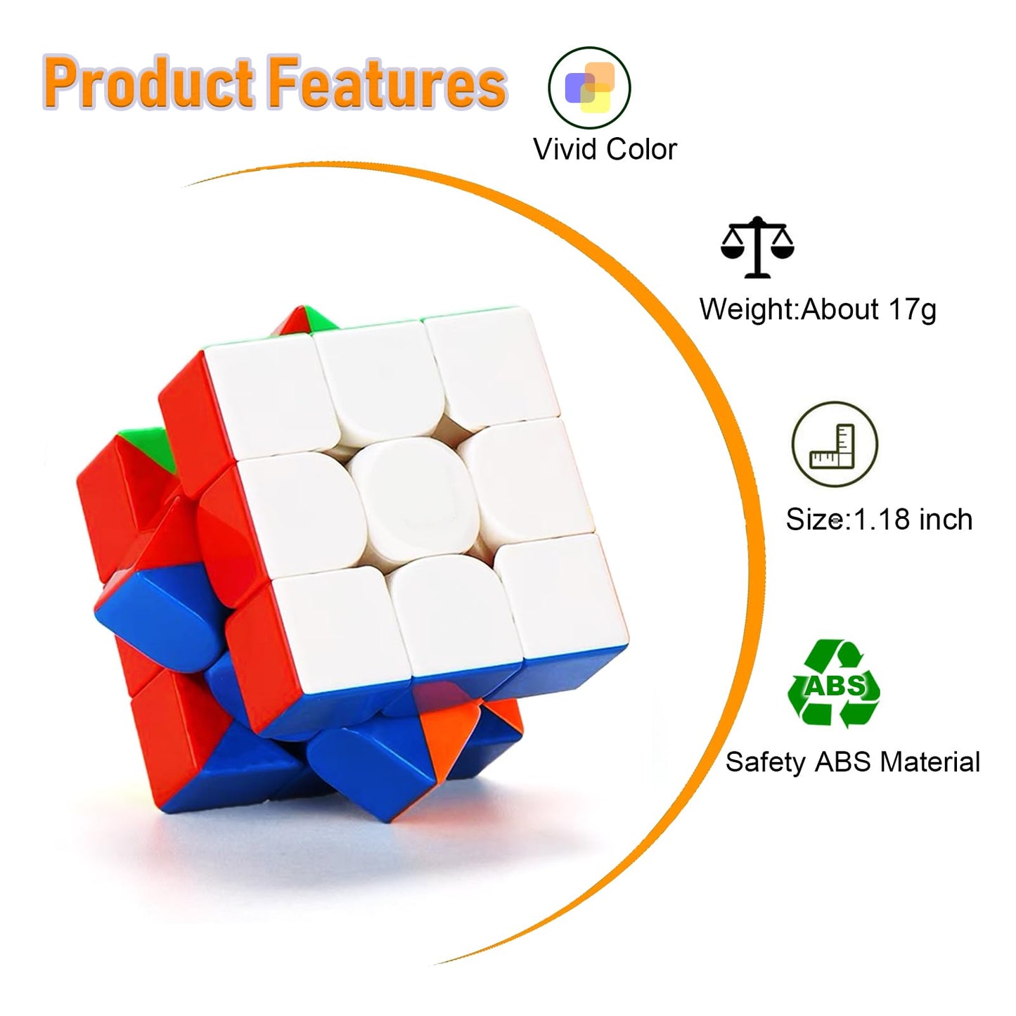 12 Pack Stickerless 1.18 inch Mini Cube Set, Party Favors Cubes for Kids, Puzzle Toys for Boys and Girls, Classroom Prize, School Rewards, Goody Bag
