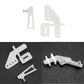 5 Sets Nylon Control Horns + Steel PushRods 1.2 x 180mm+ Pushrod Connector Linkage Stopper 1.8mm Parts for RC Airplane Model Aircraft