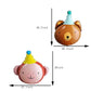 4PCS Animal Head Foil Balloon Set Lion Bear Monkey Cat Mylar Balloons for Birthday Party Decorations