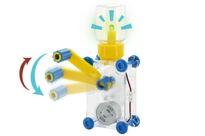 Tenergy ODEV Dynamo Lantern Educational STEM Building Toy, Hand Cranked Power Generator, Light Bulb Science Experiments Kits for Kids Age 14+