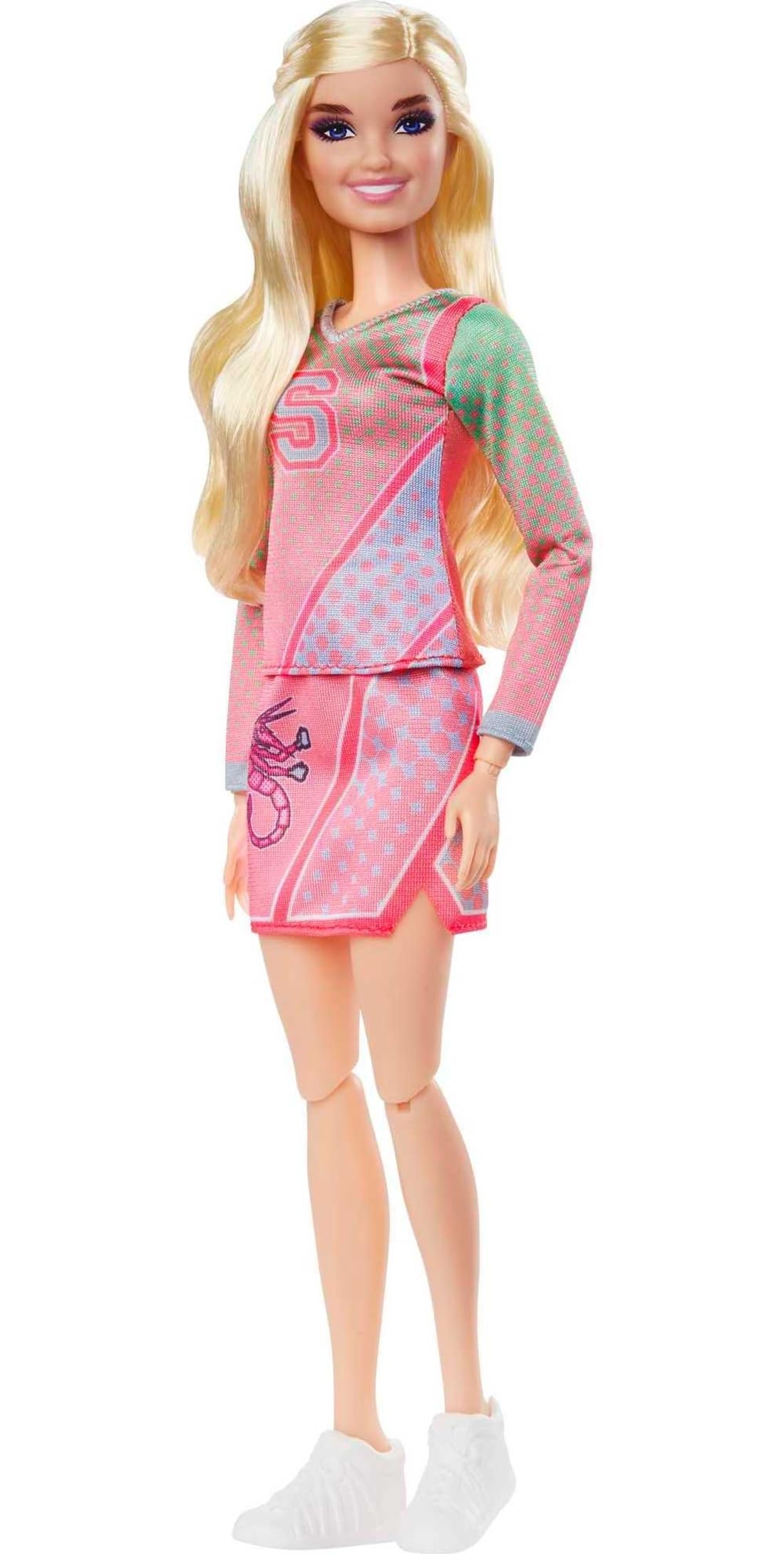 Mattel Disney Zombies 2-Pack, Addison Cheerleader and Zed Football Player Dolls (12-in),11 Bendable “Joints,” for ages 5+