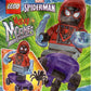 LEGO Superheroes Spider-Man: Miles Morales Minifigure with Skateboard and Web Blasts
