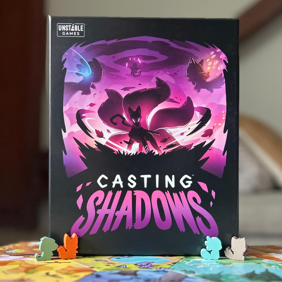Unstable Games Casting Shadows Board Game - Turn-Based Fantasy Strategy Game for 2-4 Players, Ages 12 and Up - 30-60 Minute Gameplay from the Creators