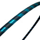 SpinMajik Beginner Exercise Hula Hoop for Fitness and Fun Made for Adults Weighted at 1 Pound (Choose Your Size and Tape Job) (Teal Prismatic, 44)