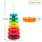 LBAIBB (1 PCS Spinning Stacking Toys,Spin Toy ABS Plastic and Color Rainbow Design,Focus on Children Educational and Interactive Learning's Stack