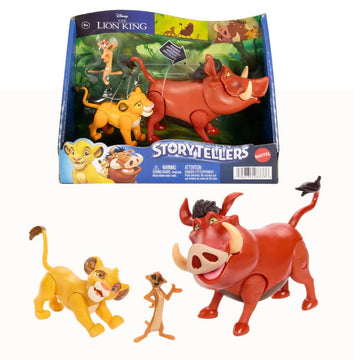 Disney Pixar Storytellers Lion King Action Figure 3-Pack for Kids Ages 4 and Up
