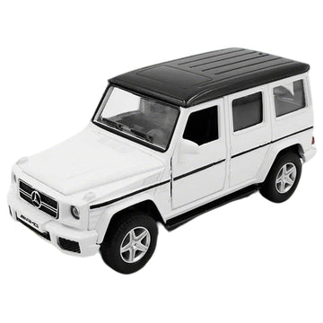 Car Toys for 3 4 5 Year Old Girls Gifts,1/36 Scale G63 Diecast Metal Model Car,Pull Back Cars Toys for Toddler Kids Age 3-6(White)