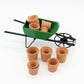 Harilla 24 Pieces 1/12 Dollhouse Miniature Ceramic Flower Pots Flower Pots for