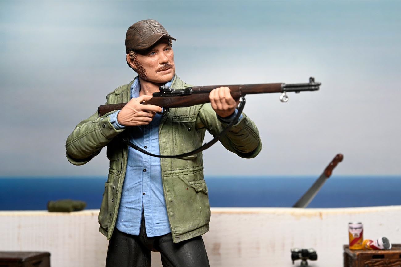 NECA Sam Quint (Jaws 50th Anniversary) 7 inch Scale Action Figure