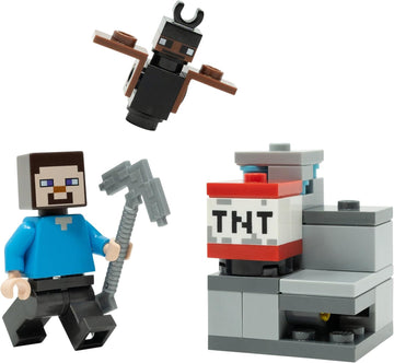 LEGO Minecraft: Steve Minifigure in the Diamond Mine with TNT - 6+