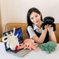 PAIOOW Plush Spider Stuffed Animal Toy, Soft 10 inch Kawaii Halloween Plush Spider Stuffed Toys Decorations Cuddle Gift for Kids and Adults (White)