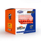 Little Valentine 200 Nerf Compatible Dart Bullets, Blue & Orange, Cylindrical, Round, Close Quarters Battles (CQB), Airsoft, Plastic, EVA Foam, 5.31