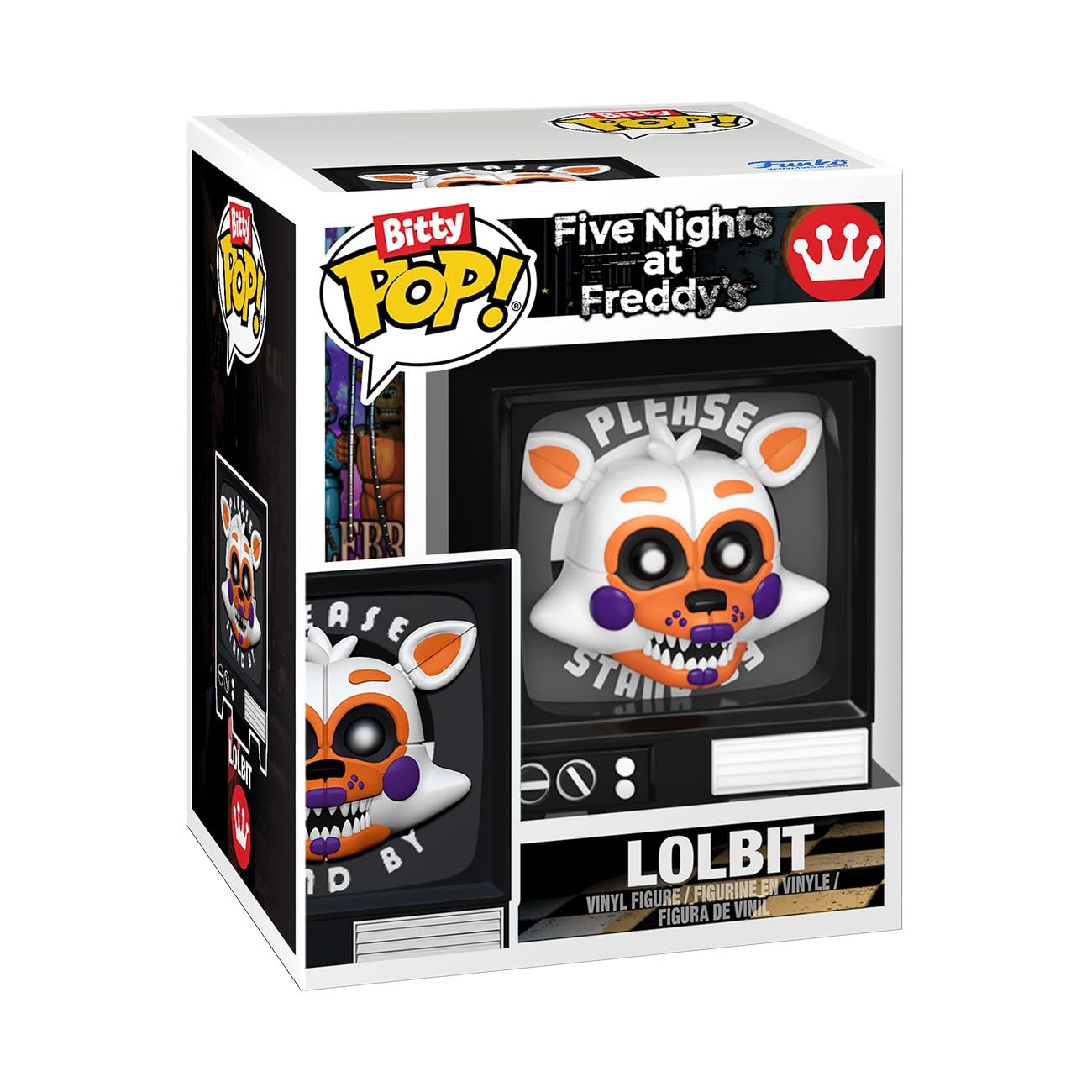 Funko Pop! Bitty 4pk: Five Nights at Freddy's - Withered Golden Freddy, Marionette, Lolbit, & Sun/Moon - 1 in 6 Chance for Eclipse - 0.9 Inch (2.2 Cm)