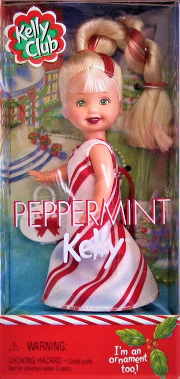 Barbie Peppermint KELLY Doll I'm an Ornament Too! (2001 Kelly Club) by Mattel