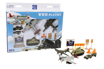 Daron Boeing WWII 10-Piece Die-Cast Military Playset Toy Ages 3+