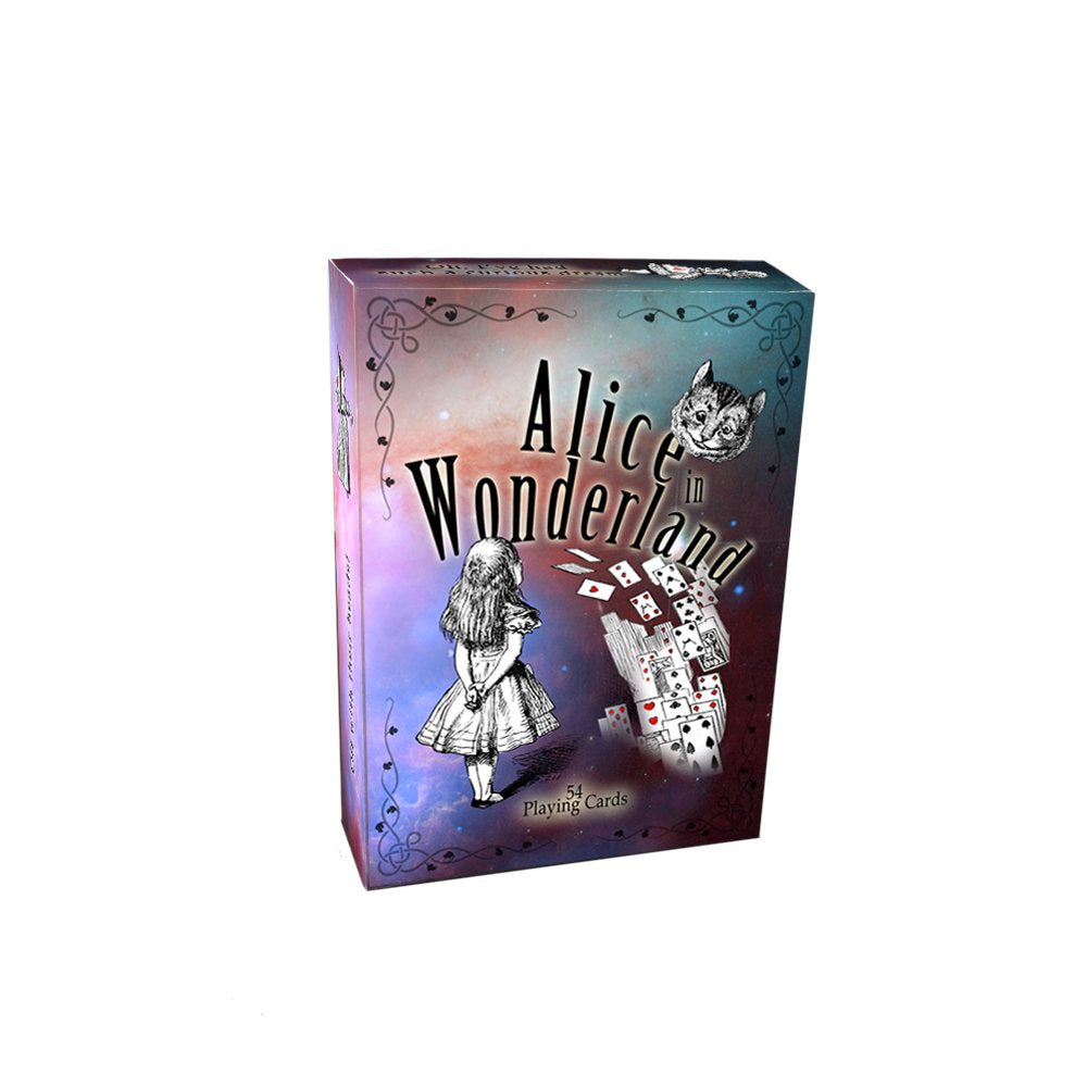 Rodaruus Alice in Wonderland Playing Cards, Full 54 Poker-Size Card Deck (Galaxy)