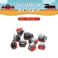 Popular Playthings Magnetic Vehicles for Toddlers 1-3, Mix or Match Car Toys, Set of 3 Gift for Kids - Train