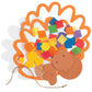 Turkey Tissue Acetate Craft Kit - 12 - Crafts for Kids and Fun Home Activities