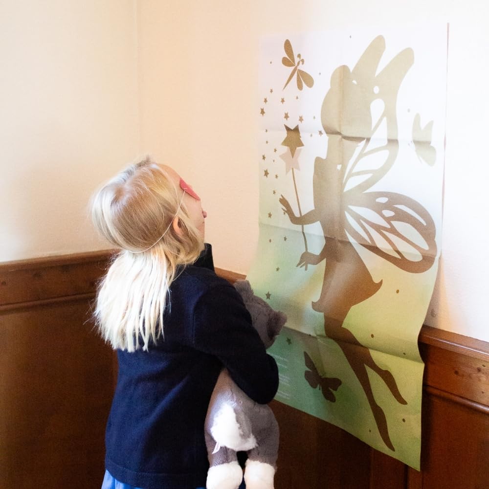 Fun Express Pin The Wand on The Fairy Game Classic Party Game for Kids Includes Game Board Wands Blindfold & Instructions Perfect for Fairy-Themed