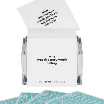 TableTopics Book Club Questions - 135 Conversation Starter Cards for Book Lovers, Reading Enthusiasts, Teachers, & Students, Inspiring Discussion