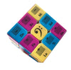 Speed Cube 3x3x3 Music Notes Design Magic Cube Puzzle,IQ Games Puzzles Relief Effec Gift Music Lovers Kids Adult Toys,5.6cm/2.2"