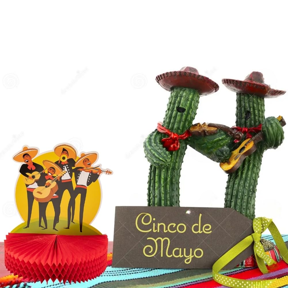 Fun Express Mariachi Band Fiesta Centerpieces - 3 Pc