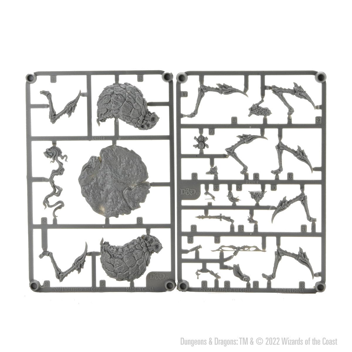 WizKids D&D Frameworks: Drider - Unpainted and Unassembled