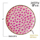Jollity & Co Sweet 16 Dinner Plates - Leopard Print Design - Bright Pink Paper Plates with Gold Foil - Pack of 8 Party Plates - Birthday Plates