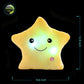 sofipal Creative Twinkle Star Shaped Plush Pillow, LED Night Light Glowing Cushions Plush Stuffed Toys Gifts for Kids, Decoration (Yellow)