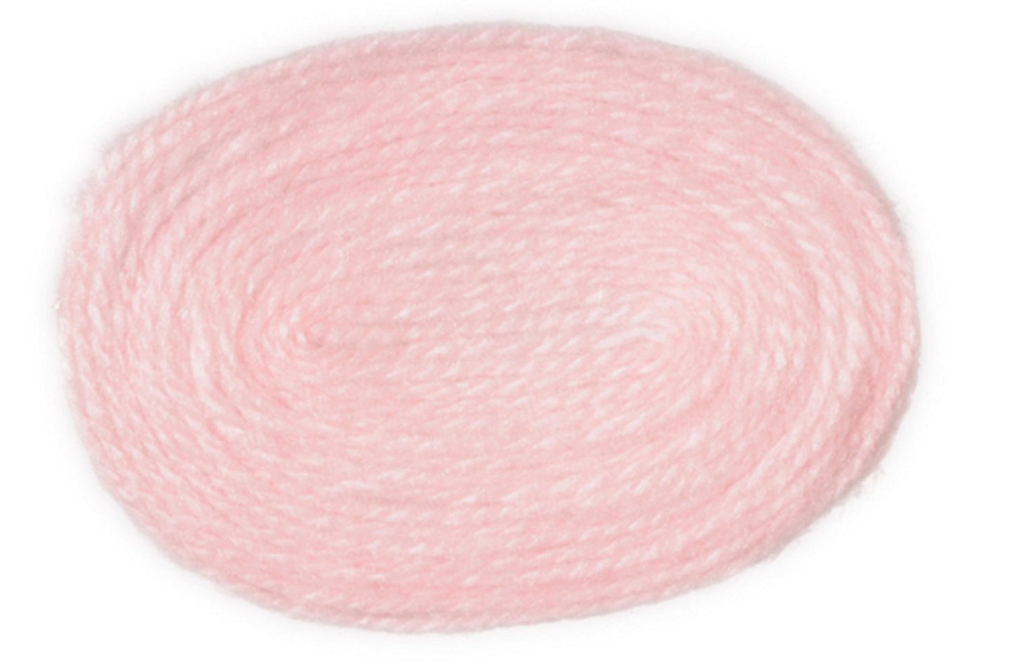 Melody Jane Dolls Houses House Miniature 1:12 Scale Accessory Plain Baby Pink Small Oval Rug