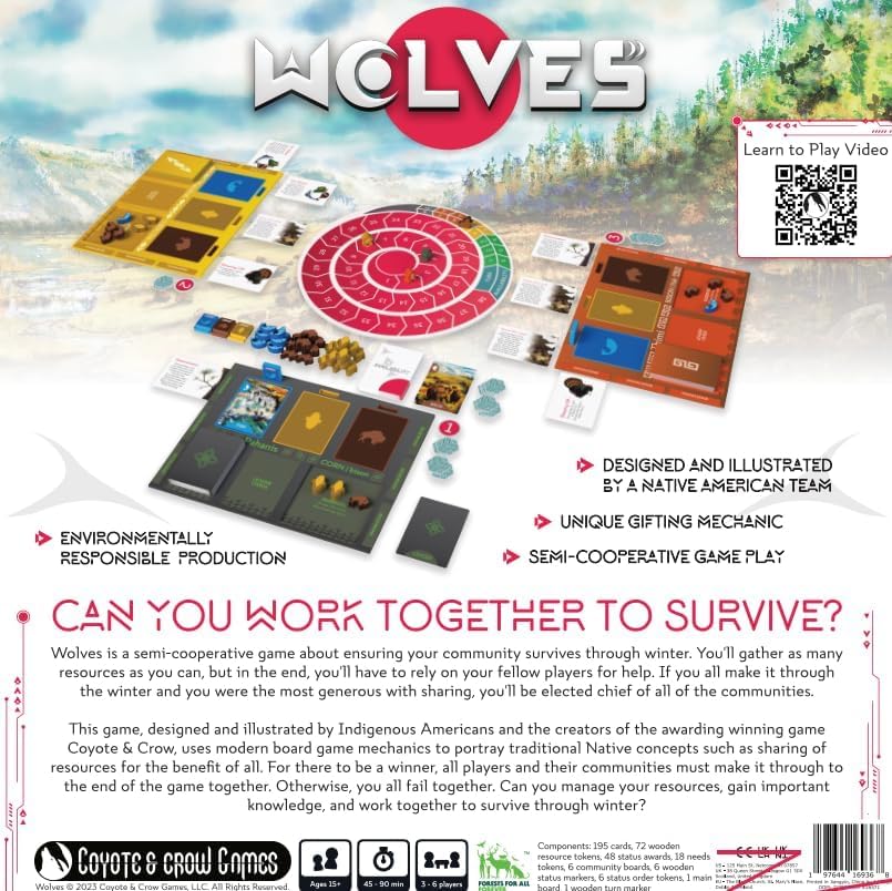 Wolves by Coyote & Crow LLC - Strategy Board Game