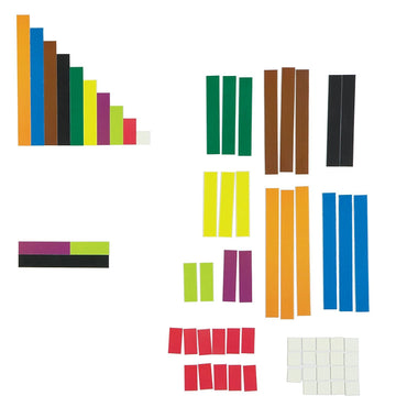Learning Resources Magnetic Cuisenaire Rods, Early Match Concepts, School Supplies, Multicolor, 64 Pieces