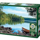 Cobble Hill 1000 Piece Puzzle - Nature's Mirror - Sample Poster Included