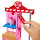 Barbie Careers Firefighter Doll & Playset with Fire Station & Tree, 2 Pets, Color-Change & 10+ Accessories Including Fire Extinguisher Squirt Toy