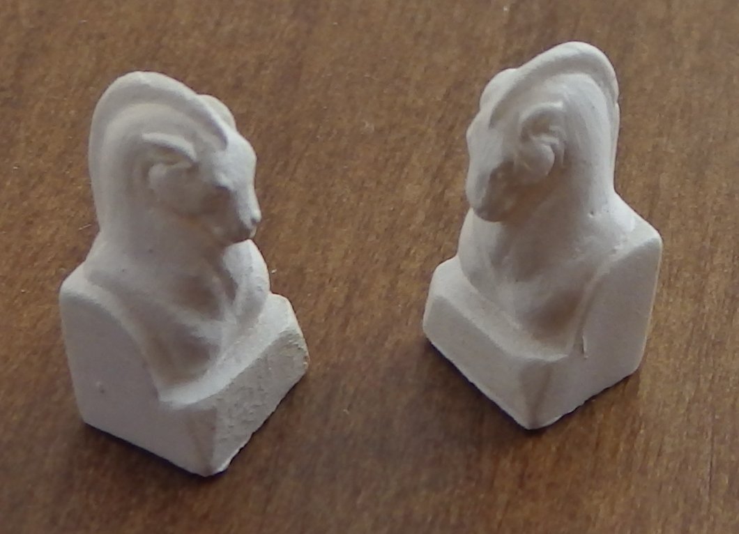 Dollhouse Resin Horse Bookends