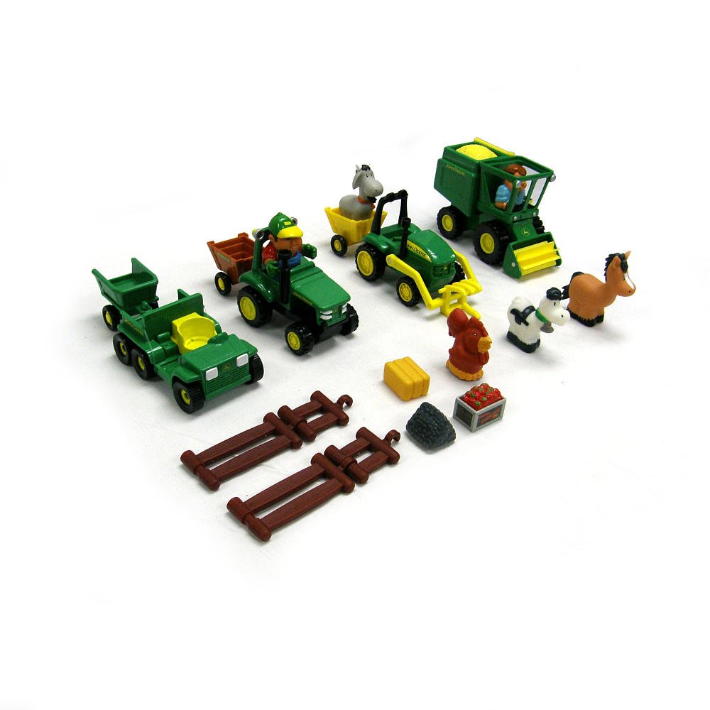 John Deere 34984 Fun On The Farm Playset, 20 Pieces (Pack of 2)