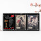 Ultra Pro 35PT 3-Card Black Border UV ONE-Touch Magnetic Holder
