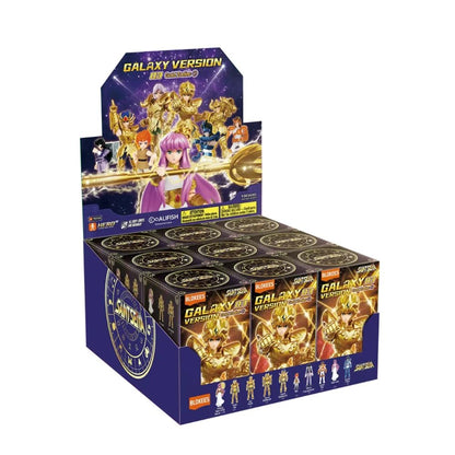 BLOKEES Saint Seiya, Galaxy Version, GV03, Gold Zodiac ?, 9 Model Kit Myster Boxes, Assembly Required, 10+