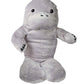 Make Your Own Stuffed Animal 16" Molly The Manatee - No Sew - Kit with Cute Backpack!